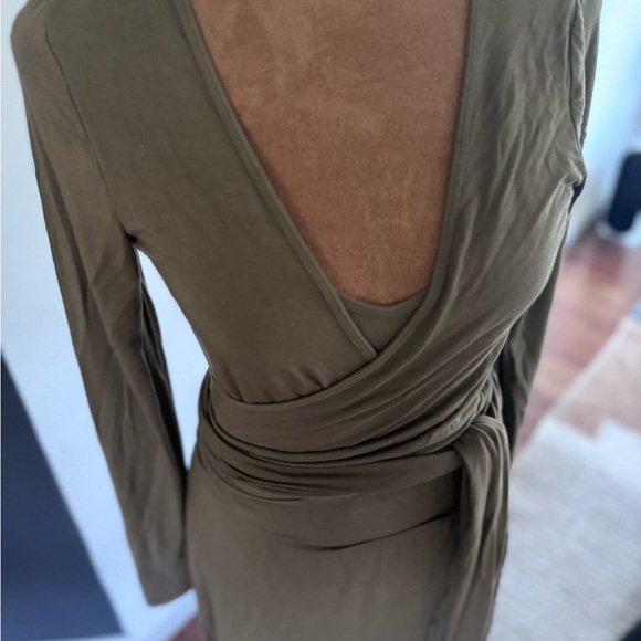 THEORY faux Wrap Dress - Picture 2 of 4
